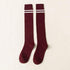 Striped Long Warm Thigh High Stockings Women's Casual Tube Thigh High Socks for School Over Knee High Socks for girls - ALLURELATION - 500, basketball socks, casual socks, cute socks, cycling socks, female socks, footbal socks, long warm socks, school socks, Socks, socks for girls, socks for women, thigh highy socks, tube high socks, warm socks, warm stockings - Stevvex.com