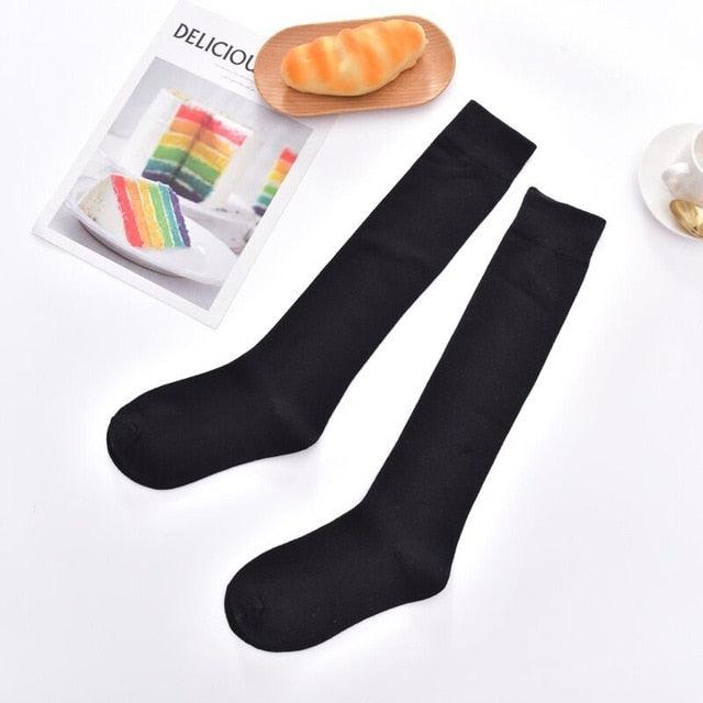 Striped Long Warm Thigh High Stockings Women's Casual Tube Thigh High Socks for School Over Knee High Socks for girls - ALLURELATION - 500, basketball socks, casual socks, cute socks, cycling socks, female socks, footbal socks, long warm socks, school socks, Socks, socks for girls, socks for women, thigh highy socks, tube high socks, warm socks, warm stockings - Stevvex.com