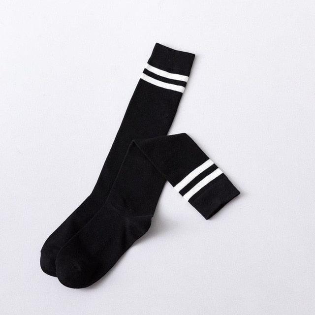 Striped Long Warm Thigh High Stockings Women's Casual Tube Thigh High Socks for School Over Knee High Socks for girls - ALLURELATION - 500, basketball socks, casual socks, cute socks, cycling socks, female socks, footbal socks, long warm socks, school socks, Socks, socks for girls, socks for women, thigh highy socks, tube high socks, warm socks, warm stockings - Stevvex.com