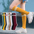 Striped Long Warm Thigh High Stockings Women's Casual Tube Thigh High Socks for School Over Knee High Socks for girls - ALLURELATION - 500, basketball socks, casual socks, cute socks, cycling socks, female socks, footbal socks, long warm socks, school socks, Socks, socks for girls, socks for women, thigh highy socks, tube high socks, warm socks, warm stockings - Stevvex.com