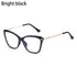 Stylish Eyeglasses Glasses Clear Lens  Blue Light Blocking Glasses Women Men Fashion Cat Eye Glasses Computer Gaming Eyeglasses Eye Protection Eyewear