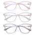 Stylish Eyeglasses Glasses Clear Lens  Blue Light Blocking Glasses Women Men Fashion Cat Eye Glasses Computer Gaming Eyeglasses Eye Protection Eyewear