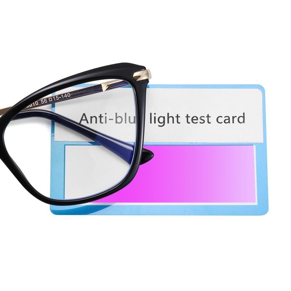 Stylish Eyeglasses Glasses Clear Lens  Blue Light Blocking Glasses Women Men Fashion Cat Eye Glasses Computer Gaming Eyeglasses Eye Protection Eyewear