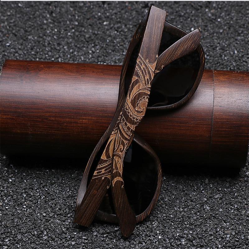 Stylish  Fashion Frame New Trendy Leg Pattern Fashion Sunglasses for Women Polarized Driving Anti Glare  For Men and Women Driving Wooden Sunglasses