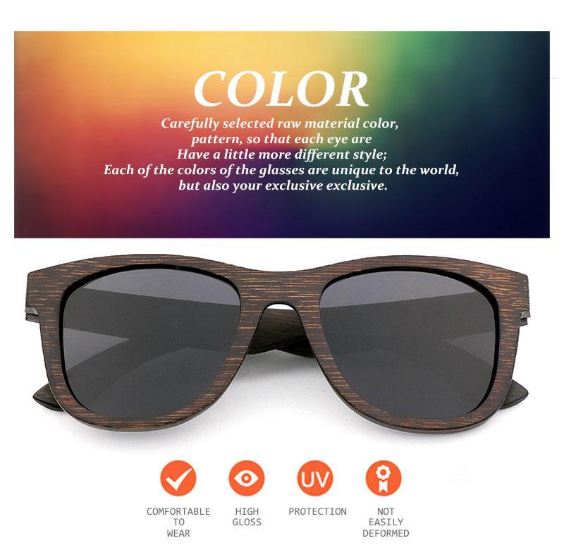 Stylish  Fashion Frame New Trendy Leg Pattern Fashion Sunglasses for Women Polarized Driving Anti Glare  For Men and Women Driving Wooden Sunglasses