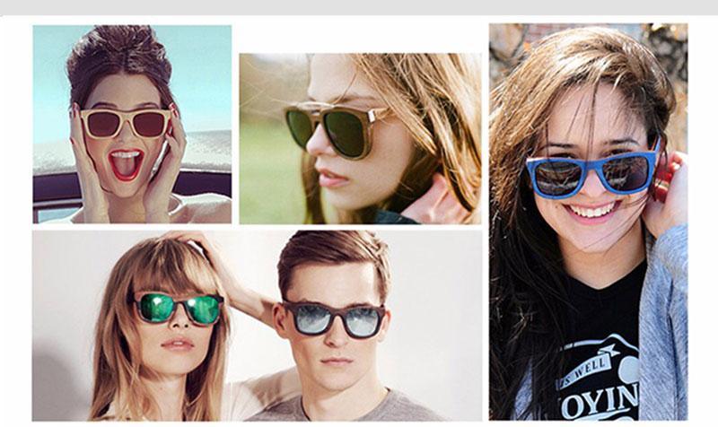 Stylish  Fashion Frame New Trendy Leg Pattern Fashion Sunglasses for Women Polarized Driving Anti Glare  For Men and Women Driving Wooden Sunglasses