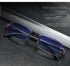 Stylish Fashionable  Blue Light Blocking Rimless Reading Glasses Women Men Simple Modern Square Frameless Diopters Glasses Frameless Reading Glasses Blue Light Blocking Rimless Computer Reader Lightweight Anti Glare Filter Eyeglasses