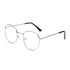 Stylish  Reading Glasses With  Metal Round Frame For  Men & Women Blue Light Blocking Glasses for Women Men Round Metal Frame Clear Lens Computer Eyeglasses