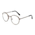 Stylish  Reading Glasses With  Metal Round Frame For  Men & Women Blue Light Blocking Glasses for Women Men Round Metal Frame Clear Lens Computer Eyeglasses