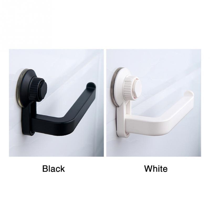 Suction Cup Rack Kitchen Bathroom Storage Waterproof Moisture Proof Towel Accessories Shelf Toilet Paper Holder Wall Mounted Adhesive Towel Bar Bathroom Towel Holder Bathroom Accessories Bathroom Hardware