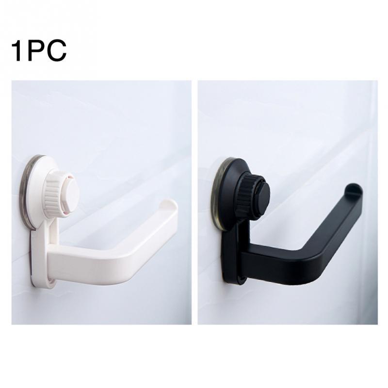 Suction Cup Rack Kitchen Bathroom Storage Waterproof Moisture Proof Towel Accessories Shelf Toilet Paper Holder Wall Mounted Adhesive Towel Bar Bathroom Towel Holder Bathroom Accessories Bathroom Hardware