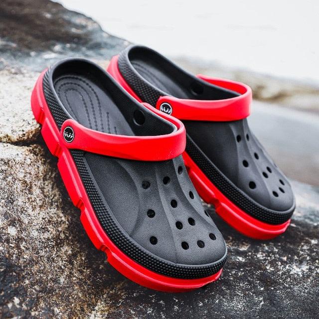 Summer Beach Flip Flops Slippers Shoes Men's Non Slip Antiwear Shoes Home Slippers Classic Breathable Summer Sandals Slip On Slide Lightweight Slippers Beach Clogs