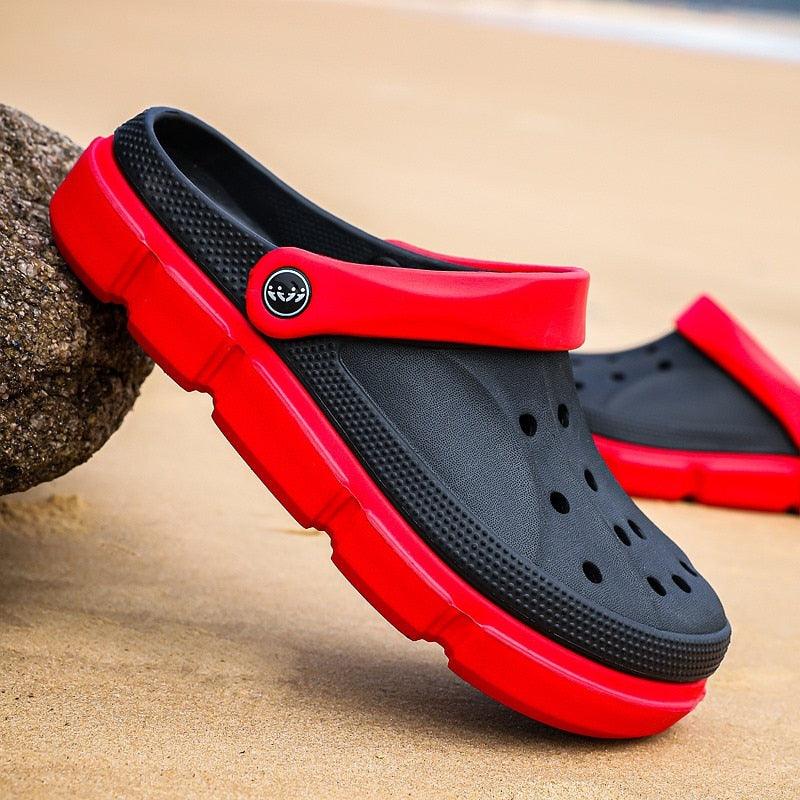 Summer Beach Flip Flops Slippers Shoes Men's Non Slip Antiwear Shoes Home Slippers Classic Breathable Summer Sandals Slip On Slide Lightweight Slippers Beach Clogs