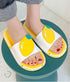 Summer Beach Slides Women Men Casual Slippers Fruits Thick Soled Sandals Girls Bathroom Shoes Girls Water Shoes Cute Lightweight Fruit Slippers Beach Pool Indoor Outdoor Flip Flops