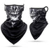 Summer Breathable Mesh Skull Hunting Cycling Bandana Sport Half Face Cover Mask Running Hiking Skiing Triangle Neck Warmer Scarf Motorcycle Protect Cycling Face Mask Anti-UV Neck Hood Half Face Breathable Dustproof Headband Triangle Sport Scarf