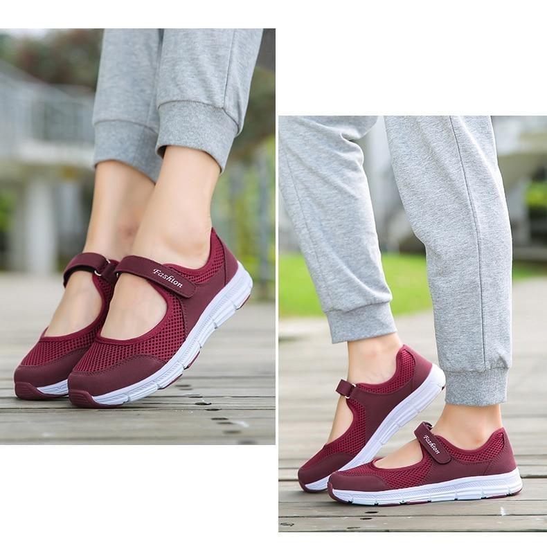 Summer Breathable Womens Sneakers Walking Sporty Mesh Sport Running Light Flats Casual Vulcanize Simple Shoes Spring Comfortable Espadrilles Luxury Design Espadrilles