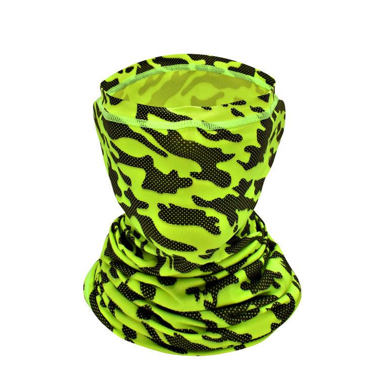 Summer Cool Men Women Bandana Scarf Dust-proof Camouflage Breathable Buff on Neck Outdoor Sports Magic Headwear Wristband Mask Reusable Washable Cloth Bandanas Women Men Neck Gaiter Cover Turban Multipurpose Balaclava