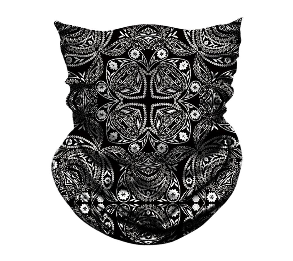 Summer Cool Printed Half Mask Bandana Face Cover Neck Gaiter Bike Outdoor Sport Fishing Cycling Ski Hiking Tube Scarf Men Women  Headband Scarf Military Shamash Tactical Desert Keffiyeh Head Neck Scarf Neck Gaiter Headwear for Men Women