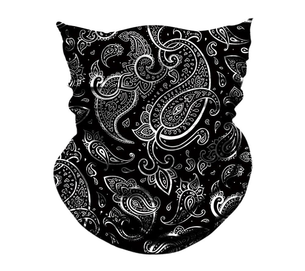 Summer Cool Printed Half Mask Bandana Face Cover Neck Gaiter Bike Outdoor Sport Fishing Cycling Ski Hiking Tube Scarf Men Women  Headband Scarf Military Shamash Tactical Desert Keffiyeh Head Neck Scarf Neck Gaiter Headwear for Men Women