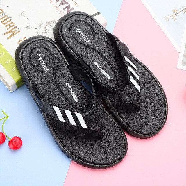 Summer Flip-flops Man Slippers Fashion Beach Shoes Men's Fashion Shoes Non-slip For Home And Sport Cushion Beach Slippers Thong Sandals Indoor And Outdoor Beach Flip Flop