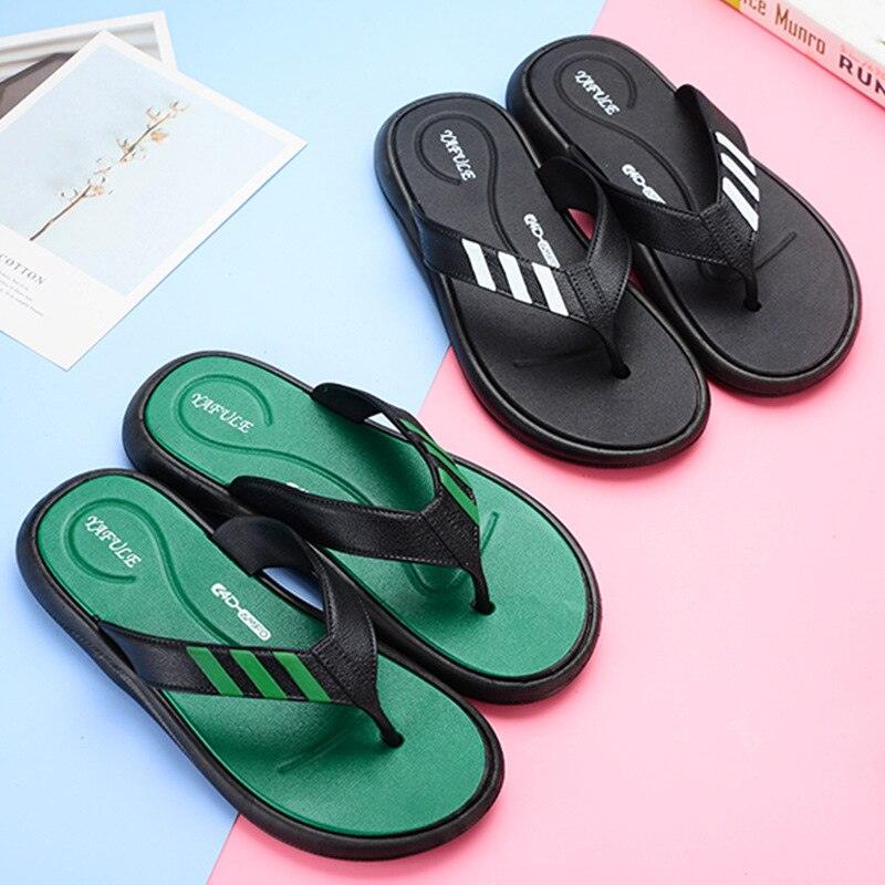 Summer Flip-flops Man Slippers Fashion Beach Shoes Men's Fashion Shoes Non-slip For Home And Sport Cushion Beach Slippers Thong Sandals Indoor And Outdoor Beach Flip Flop