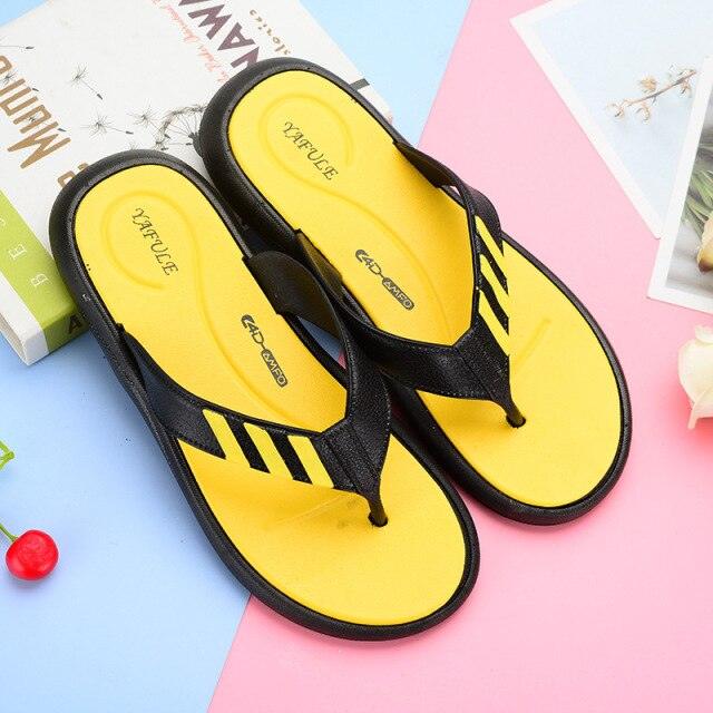 Summer Flip-flops Man Slippers Fashion Beach Shoes Men's Fashion Shoes Non-slip For Home And Sport Cushion Beach Slippers Thong Sandals Indoor And Outdoor Beach Flip Flop