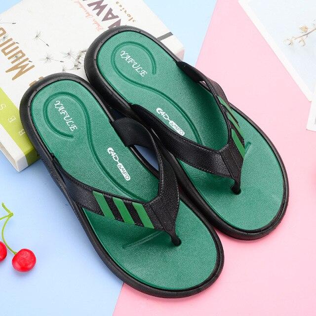 Summer Flip-flops Man Slippers Fashion Beach Shoes Men's Fashion Shoes Non-slip For Home And Sport Cushion Beach Slippers Thong Sandals Indoor And Outdoor Beach Flip Flop