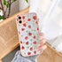 Summer Fruit Phone Case for iPhone 12 11 14 13 Pro Max X XR XS MAX 6s 7 8 Plus SE2 back Shell Strawberry Hard Shockproof Covers Pink Strawberry Cute Pattern Soft  Cute Camera Protector iPhone 11 Pro Max Case for Girls Women