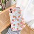 Summer Fruit Phone Case for iPhone 12 11 14 13 Pro Max X XR XS MAX 6s 7 8 Plus SE2 back Shell Strawberry Hard Shockproof Covers Pink Strawberry Cute Pattern Soft  Cute Camera Protector iPhone 11 Pro Max Case for Girls Women