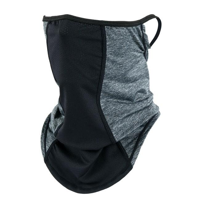 Summer Half Face Mask Cycling Bandana Scarf Neck Gaiter Warmer Bicycle Running Ski Hunting Hiking Hanging Ear Scarves Men Women Motorcycle Protect Cycling Face Mask Anti-UV Neck Hood Half Face Breathable Dustproof Headband Triangle Sport Scarf