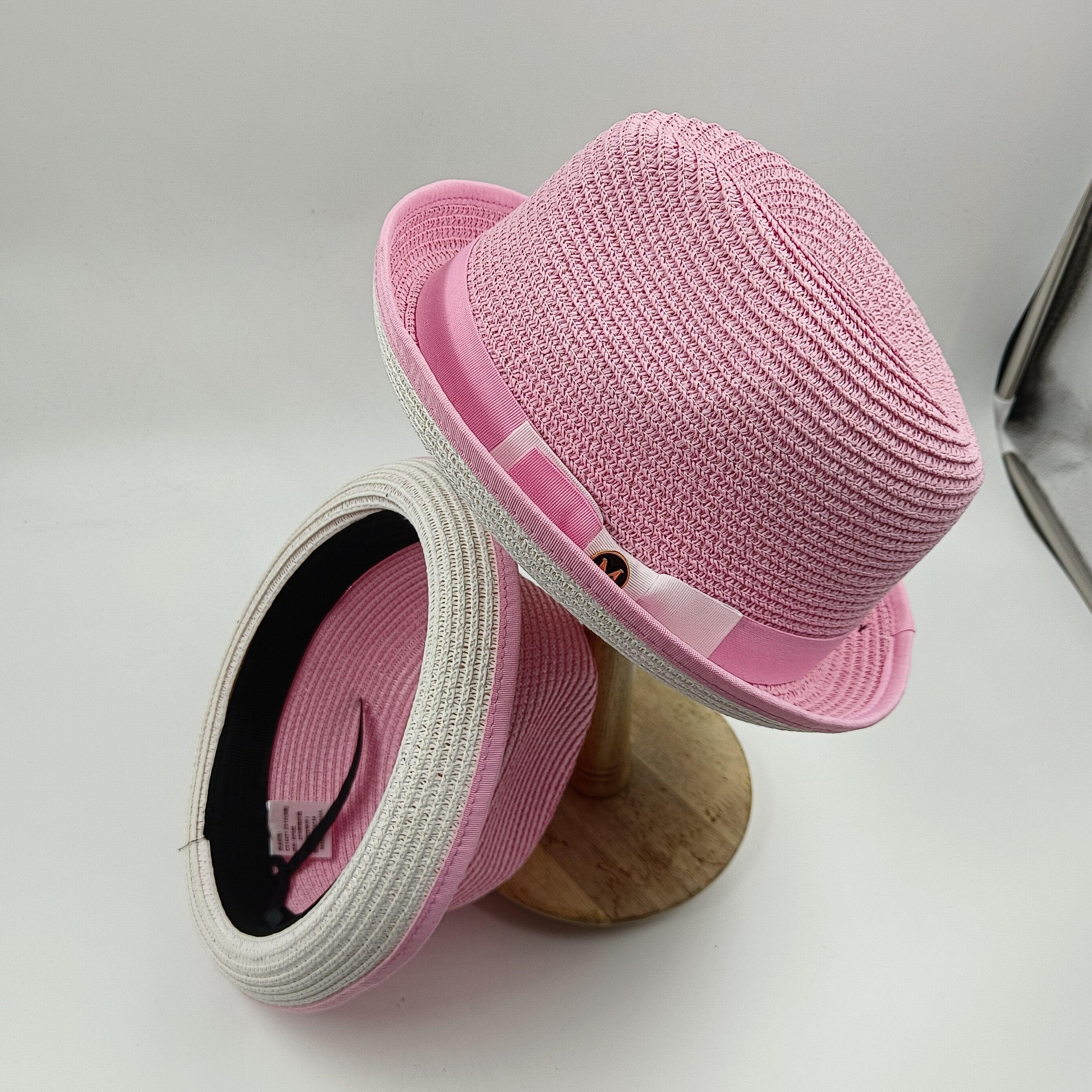 Summer Hat New Female Sun Hat Folding Beach Hat New Women's Ladies Wide Large Brim Floppy Folding Summer Beach Sun Hat Straw Cap Big Brim Elegant White Travel Sun Hat 55-58CM