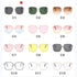 Summer Luxury Square Sunglasses For  Women Elegant Design Eyewear Women Men Fashion Design Lightweight Glasses Women UV Protection Sunglasses