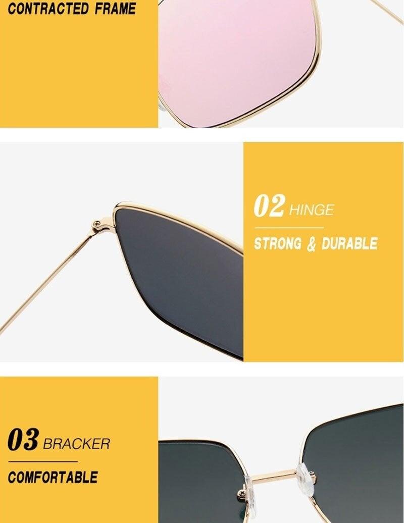 Summer Luxury Square Sunglasses For  Women Elegant Design Eyewear Women Men Fashion Design Lightweight Glasses Women UV Protection Sunglasses