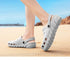 Summer Men Sandals Hole Shoes Rubber Clogs Unisex Garden Shoes Black Beach Flat Men Sandals Sports Casual Slippers Indoor Slip On Beach Classic Water Shoes