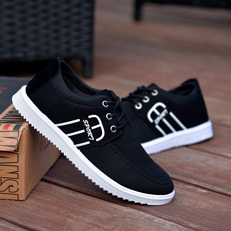 Summer Mens Casual Elegant Business Shoes Breathable Canvas Shoes Fashion Casual Shoes Fashion Sneakers Breathable Comfort Walking Shoes Modern Design