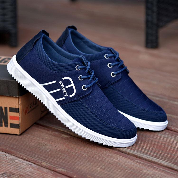 Summer Mens Casual Elegant Business Shoes Breathable Canvas Shoes Fashion Casual Shoes Fashion Sneakers Breathable Comfort Walking Shoes Modern Design