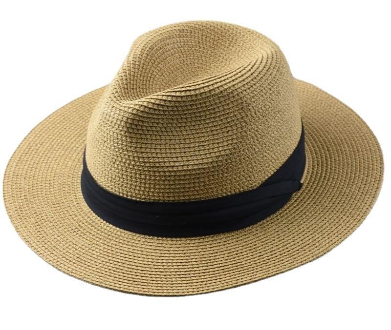 Summer Outdoor Men Large Size Hats Lady Beach Wide Brim Straw Hat Unisex Luxury Straw Hat Classic Mens Dress Hats Party Accessories