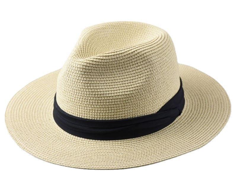 Summer Outdoor Men Large Size Hats Lady Beach Wide Brim Straw Hat Unisex Luxury Straw Hat Classic Mens Dress Hats Party Accessories