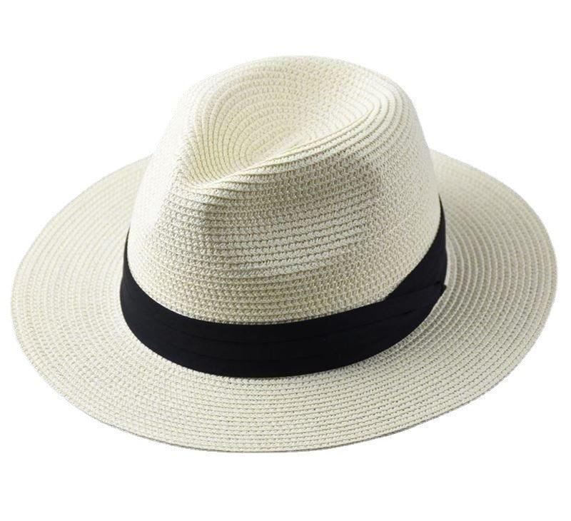 Summer Outdoor Men Large Size Hats Lady Beach Wide Brim Straw Hat Unisex Luxury Straw Hat Classic Mens Dress Hats Party Accessories