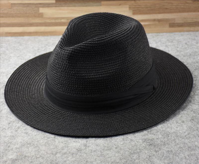 Summer Outdoor Men Large Size Hats Lady Beach Wide Brim Straw Hat Unisex Luxury Straw Hat Classic Mens Dress Hats Party Accessories