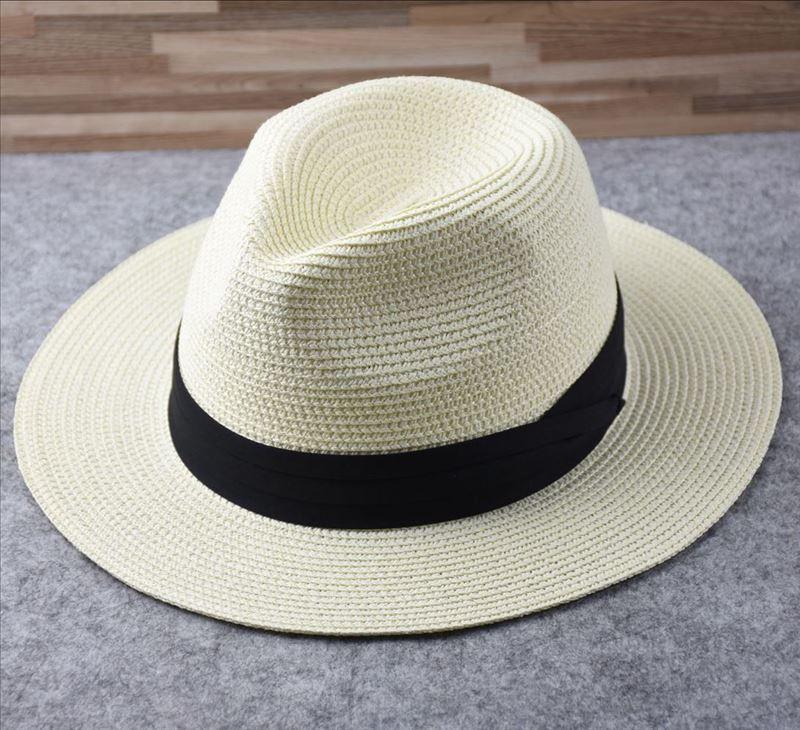 Summer Outdoor Men Large Size Hats Lady Beach Wide Brim Straw Hat Unisex Luxury Straw Hat Classic Mens Dress Hats Party Accessories