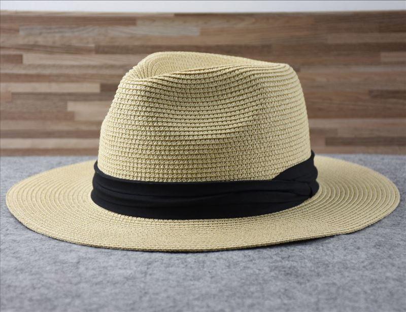 Summer Outdoor Men Large Size Hats Lady Beach Wide Brim Straw Hat Unisex Luxury Straw Hat Classic Mens Dress Hats Party Accessories