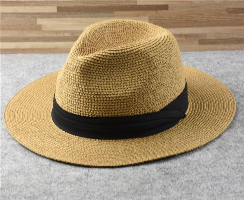 Summer Outdoor Men Large Size Hats Lady Beach Wide Brim Straw Hat Unisex Luxury Straw Hat Classic Mens Dress Hats Party Accessories