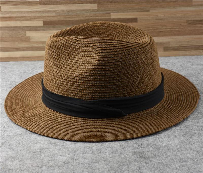 Summer Outdoor Men Large Size Hats Lady Beach Wide Brim Straw Hat Unisex Luxury Straw Hat Classic Mens Dress Hats Party Accessories