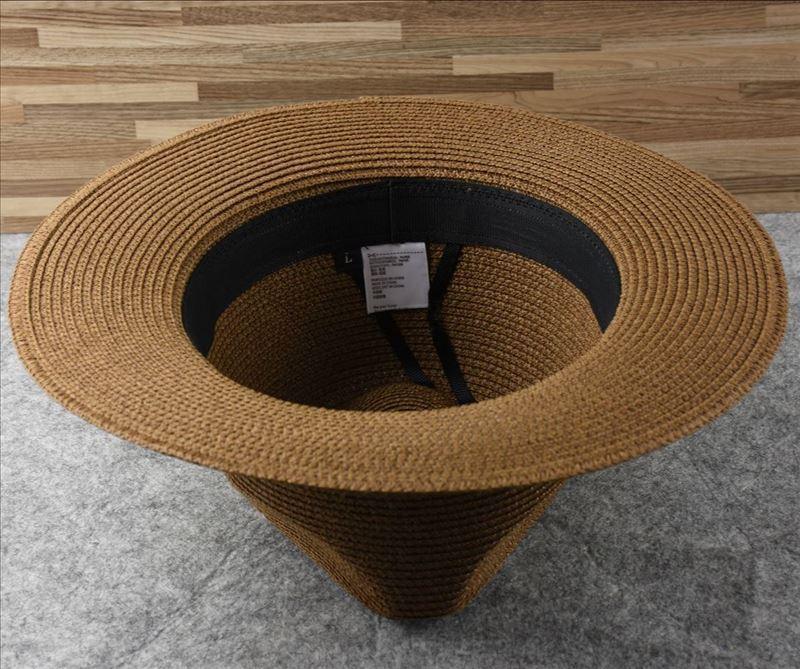 Summer Outdoor Men Large Size Hats Lady Beach Wide Brim Straw Hat Unisex Luxury Straw Hat Classic Mens Dress Hats Party Accessories