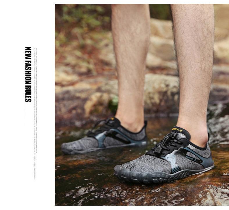 Summer Outdoor Mens Sports Water Shoes Non-Slip Beach Shoes Barefoot Upstream Shoes Quick-Dry Aqua Sock Barefoot For Beach Swim River Pool Lake Hiking Kayaking Surfing - STEVVEX Shoes - 107, Air Mesh Sneakers, Athletic Sneakers, Beach Shoes, Breathable Men Shoes, Elegant Mens Shoes, Hiking Mens Shoes, Men Casual Shoes, Men Shoes, Mens Sports Water Shoes, Non-Slip Beach Shoes, River Shoes, Shoes, Sneakers, Soft Shoes, Sport Mens Shoes, Sport Mens Sneakers, Surfing Shoes, Water Sports Shoes - Stevvex.com