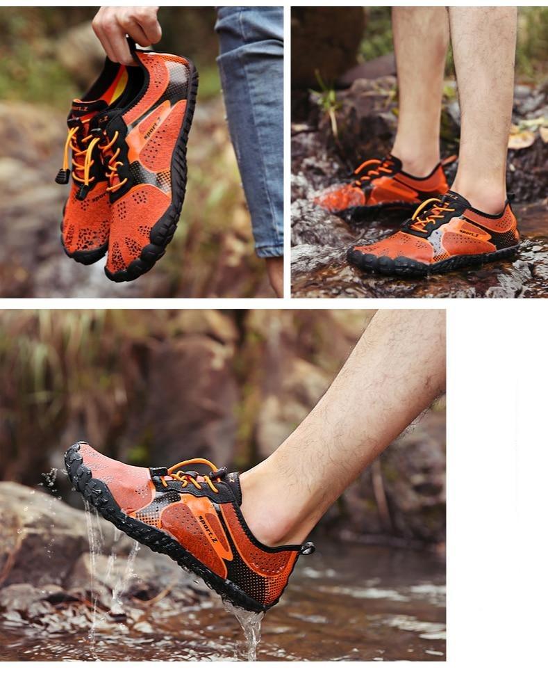 Summer Outdoor Mens Sports Water Shoes Non-Slip Beach Shoes Barefoot Upstream Shoes Quick-Dry Aqua Sock Barefoot For Beach Swim River Pool Lake Hiking Kayaking Surfing - STEVVEX Shoes - 107, Air Mesh Sneakers, Athletic Sneakers, Beach Shoes, Breathable Men Shoes, Elegant Mens Shoes, Hiking Mens Shoes, Men Casual Shoes, Men Shoes, Mens Sports Water Shoes, Non-Slip Beach Shoes, River Shoes, Shoes, Sneakers, Soft Shoes, Sport Mens Shoes, Sport Mens Sneakers, Surfing Shoes, Water Sports Shoes - Stevvex.com