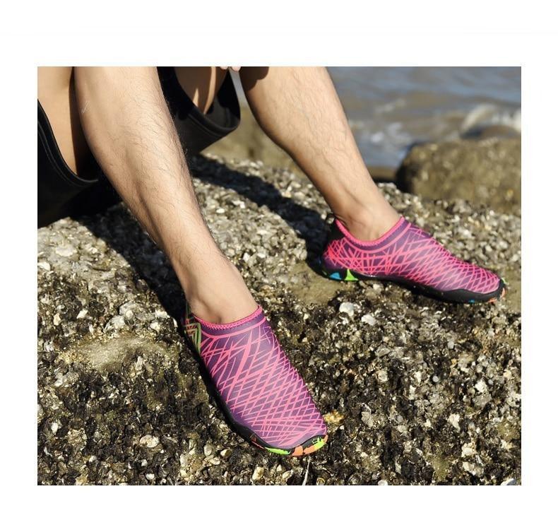 Summer Outdoor Mens Sports Water Shoes Non-Slip Beach Shoes Barefoot Upstream Shoes Quick-Dry Aqua Sock Barefoot For Beach Swim River Pool Lake Hiking Kayaking Surfing - STEVVEX Shoes - 107, Air Mesh Sneakers, Athletic Sneakers, Beach Shoes, Breathable Men Shoes, Elegant Mens Shoes, Hiking Mens Shoes, Men Casual Shoes, Men Shoes, Mens Sports Water Shoes, Non-Slip Beach Shoes, River Shoes, Shoes, Sneakers, Soft Shoes, Sport Mens Shoes, Sport Mens Sneakers, Surfing Shoes, Water Sports Shoes - Stevvex.com