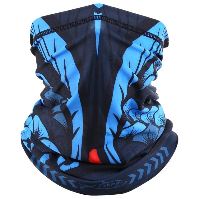 Summer Printed Bandana Hiking Neck Gaiter Hunting Half Face Cover Cycling Running Tube Scarf Fishing Sports Cool Mask Men Women Outdoor Sports Face Mask Dustproof Winter Hiking Scarves Half Mask Balaclava Ski Mask with Ear Loop