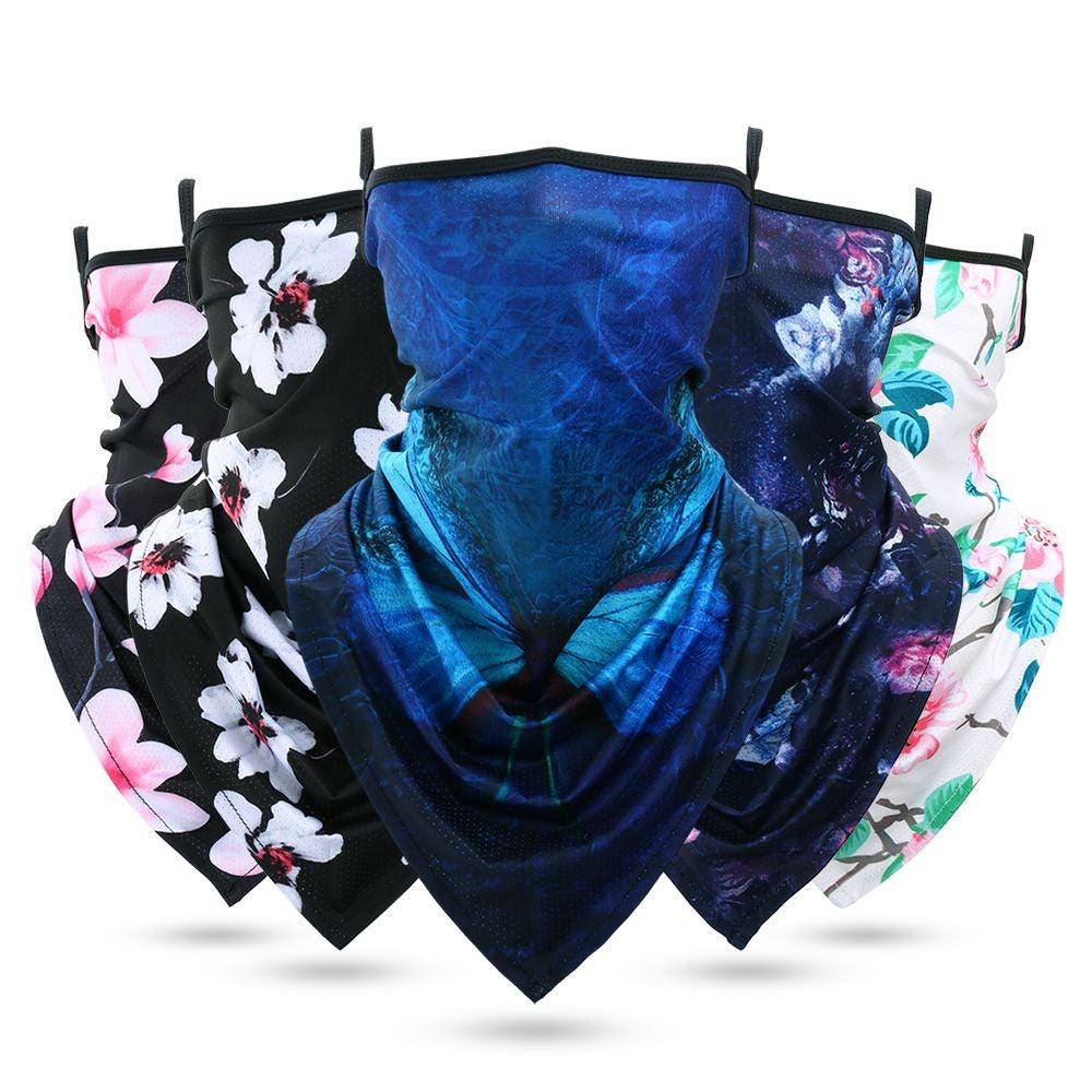 Summer Printed Triangle Bandana Running Bicycle Half Face Masks  Hunting Ski Hiking Fishing Cycling Snowboard Men Headband MTB Fishing Mask Night Reflection Bike Paintball Mask Outdoor Hunting Shamash Scarf Men Women